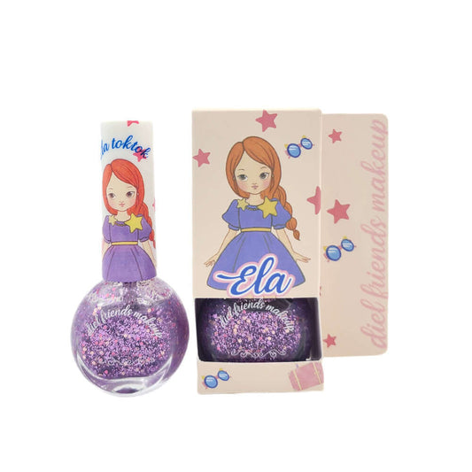 Ela violet water nail polish 10ml