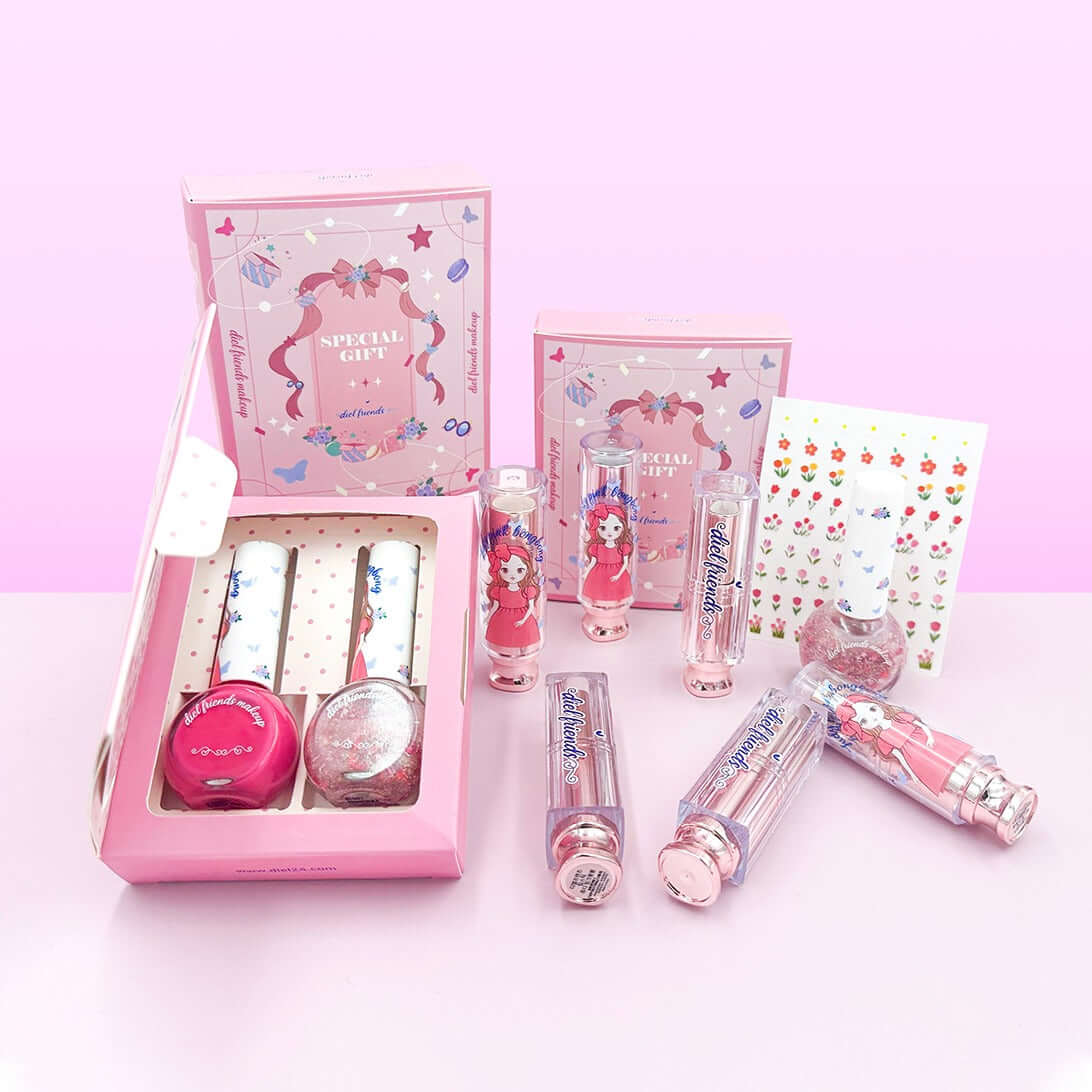 2-piece non-toxic nail polish gift set for kids