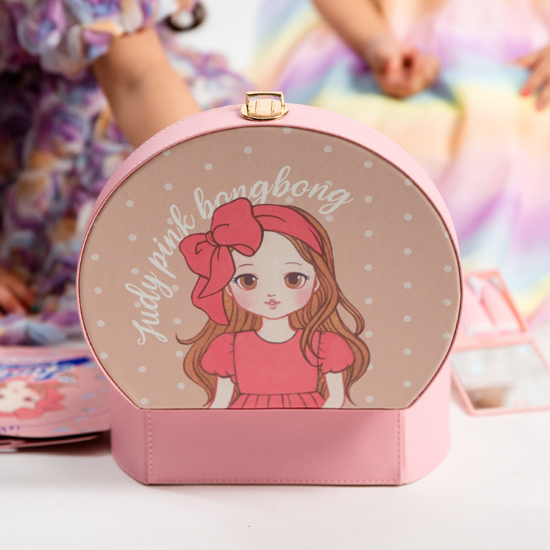 Judy Premium Beauty Bag Set — Built-In Mirror