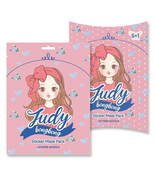 Judy sticker mask pack set (4+1)