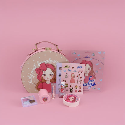 Judy Premium Beauty Bag Set — Built-In Mirror